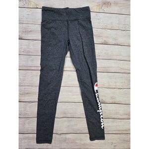 Girl's Champion Activewear Leggings Gray Size Small Athletic Logo‎ NWOT